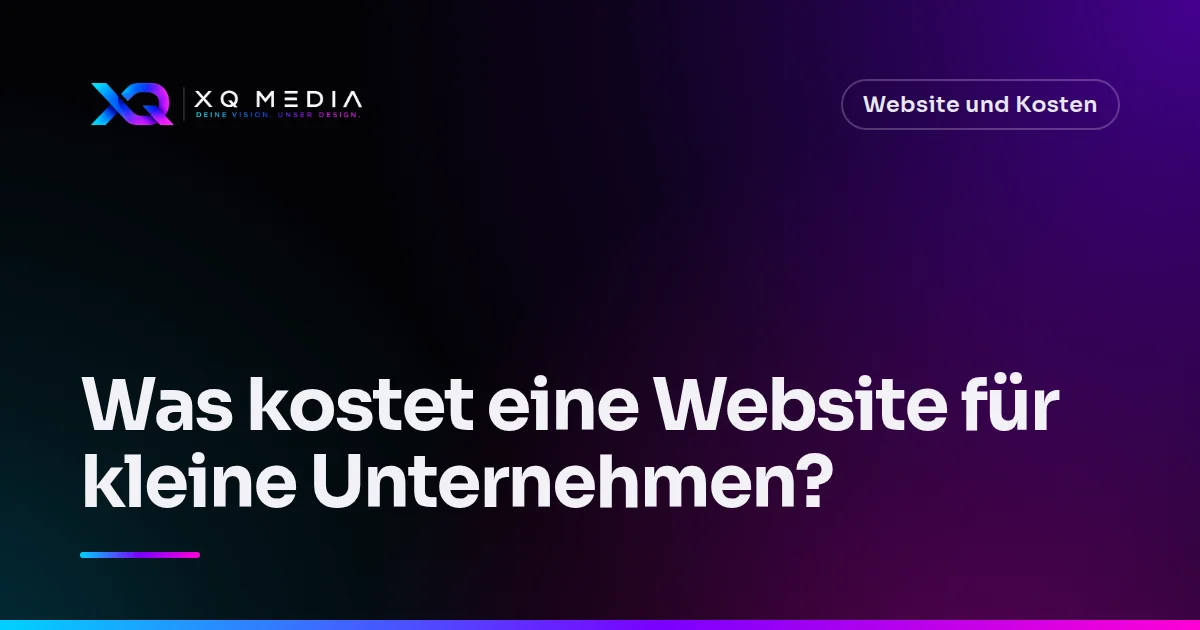 Titelbild: Was kostet eine Website für kleine Unternehmen?