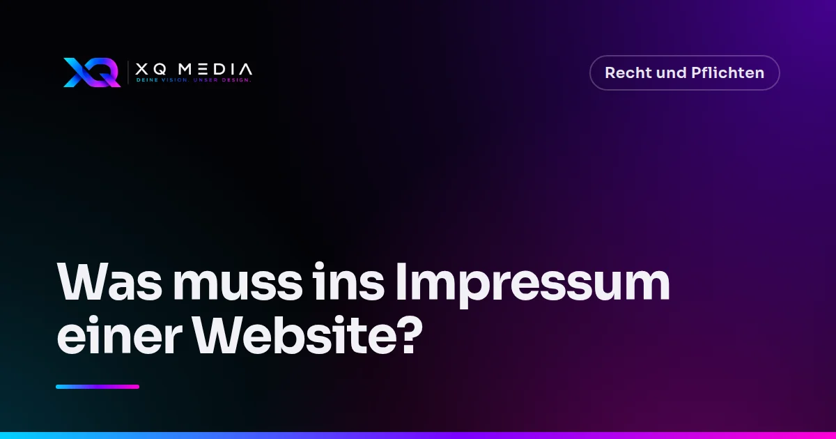 Titelbild: Was muss ins Impressum einer Website?